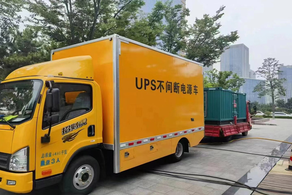 沧州发电机租赁施工现场
